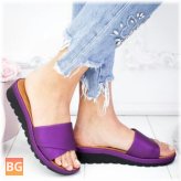 Wedge Slide Sandals for Women