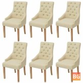 6-Piece Fabric Chair Set