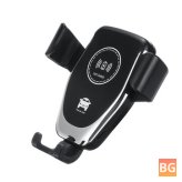 Wireless Car Phone Holder with Qi Charging and Sensor for 4.0-6.5 inch Smartphones