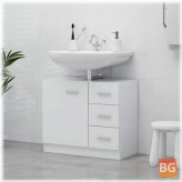 Sink Cabinet - White (24.8