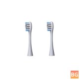 Oclean Replacement Brush Heads for X /X Pro/ Elite/ Z1/ SE - Grey