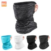Men's neck gaiter with UV protection, breathable fabric, headwear for outdoor use