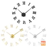 Large Size Mirrors for a 3D DIY Wall Clock