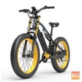 ELECTRIC BICYCLE LANKELEISI RV700 16Ah 48V 1000W - 26INCH - 130KM - MAX Load - 150KG