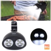 BBQ Grill Light with Sensor - Outdoor Waterproof Handle Mount