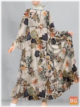 Floral Kaftan Maxi Dress