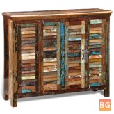 Cabinet with 2 doors solid recycled wood