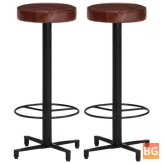 30" Bar Stool with Real Leather