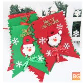 Christmas Decorations - Hanging Flag Pennant Scene ornaments