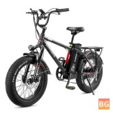 SAMEBIKE Electric Bike - 750W, 48V, 13Ah, 20*4.0 Inches, Smart, Dual Disc Brake, 100-150kg Load Capacity