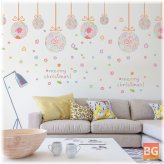 Miico SK9071 Christmas Sticker Wall Stickers - removable for living room decoration