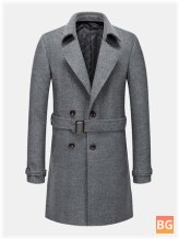 Belted Overcoat for Men