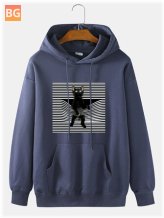 Cotton Hoodie for Men - Long Sleeve