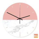 Mute Quartz Wall Clock for Home and Office Decor