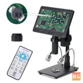 HAYEAR 26MP HDMI Digital Microscope with HDR Mode and 2100X Magnification, Ideal for Soldering and Inspection