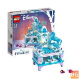 Disney Frozen II Elsa's Jewelry Box - Building Set with Doll and Nokk figure