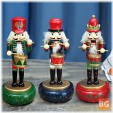 Wooden Guard Nutcracker Soldier Toy - Christmas Decorations