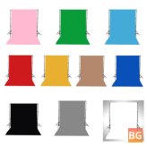 Backdrop Background Photo Studio Prop - Cotton White, Green, Blue, Yellow, Pink, Red, Grey, Brown