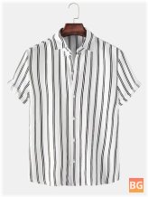 Short Sleeve Button Up Shirts for Men