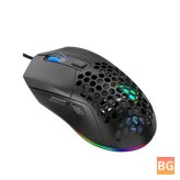 HXSJ X300 RGB Wired Gaming Mouse with Macro Programming
