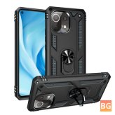 Xiaomi Mi 11 Lite Armor Case with 360 Rotation Finger Ring