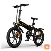 ADO A20+ Electric Bike - 25km/h, 80Km, 120Kg, Full Load - Large Frame