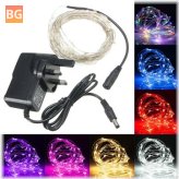 12V LED Silver Wire Fairy String Light - Christmas/Wedding Party Lamp