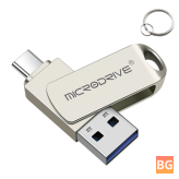 MicroDrive 2 in 1 - Type-C & USB 3.0 Flash Drive