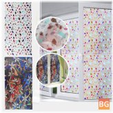 Waterproof 3D Glass Sticker for Privacy and Decor