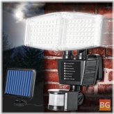 Solar Powered 100 LED Motion Sensor Light - 800LM