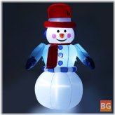8FT LED Christmas Inflatable Snowman Halloween Ornaments - Outdoor Decoration