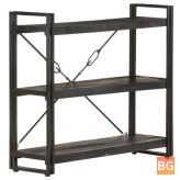 Bookshelf with Separate Shelves for Books, DVDs, and TV