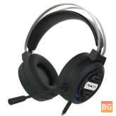 Gaming Headset with Mic for PS4, Laptop, and Tablet