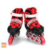 Kids Inline Skates - Professional Single Row 4 Wheels Skating Shoes for Children Adult