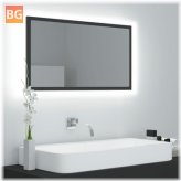 Gray Bathroom Mirror with 3.3