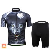 Bicycle kit with Personalized Pattern Men's Shorts and Breathable Jersey