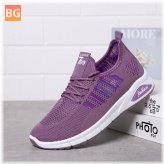 Women Mesh Breathable Sneakers with Lace Up Casual Shoes