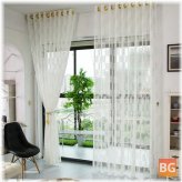 Grid Sheer Curtains