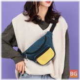 Womens Fashion Multi-Color Waist Bag