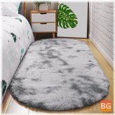 Short Gradient Carpet Living Room Bedroom Bedside Blanket Coffee Table Cushion