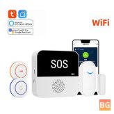 Tuya Smart Security Kit with WiFi, App Control, Anti-theft Alarm, Doorbell, and Voice Assistant Support
