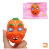 Halloween Pumpkin Squishy 7.5*9.5CM Slow Rising with Packaging Collection Toy Soft Toy