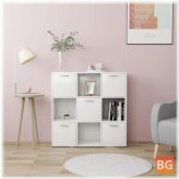 Book Cabinet - White (35.4