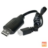1/12 RC Car USB Charging Cable for Model Parts