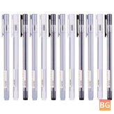 XIAOMI Ecosystem Deli A025B-01 12PCS Box of Pens with Transparent Barrels and Black Ink