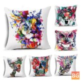 Colorful Animal and Skull Pillowcases