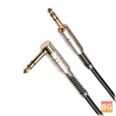 Audio Cable Connector - 6.35mm Male to Male