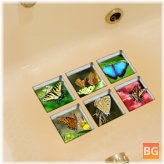 Butterfly 3D Bathtub Stickers