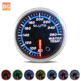 Water Temperature Gauge with Color LED - 7 Inch