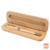 Engraved Wooden Ballpoint Pen for Kids with Gift Box